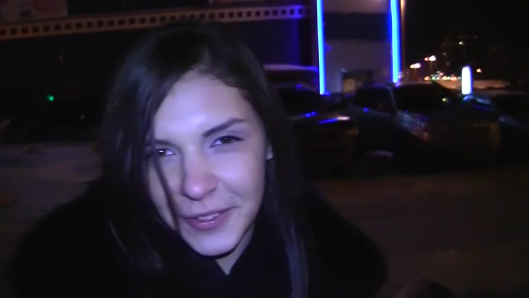 Two sexy pick up girls in one video