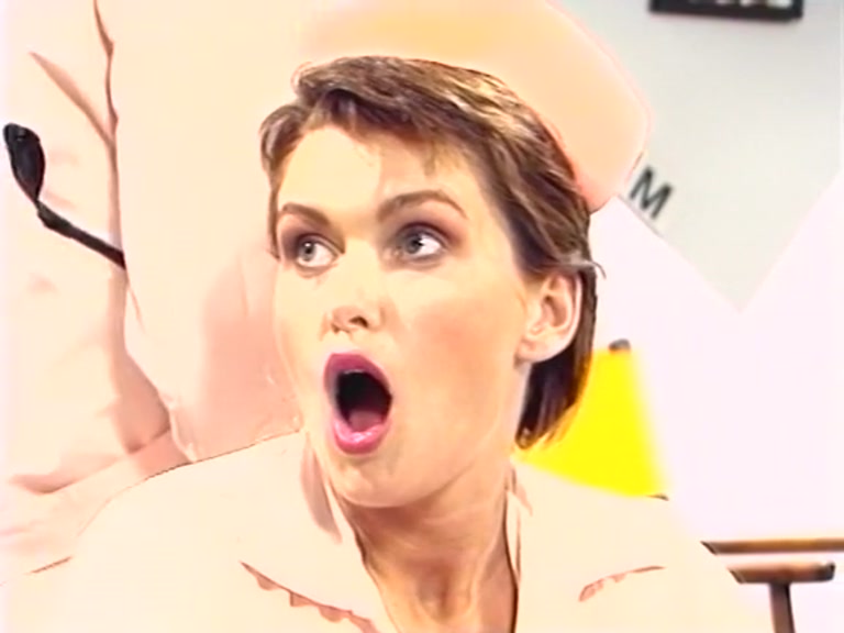 Retro pussy of busty chick owned