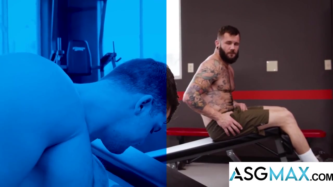 Hunk Bodybuilders Drop The Dumbbells & Pound Ass With Collin Simpson And Johnny Hill