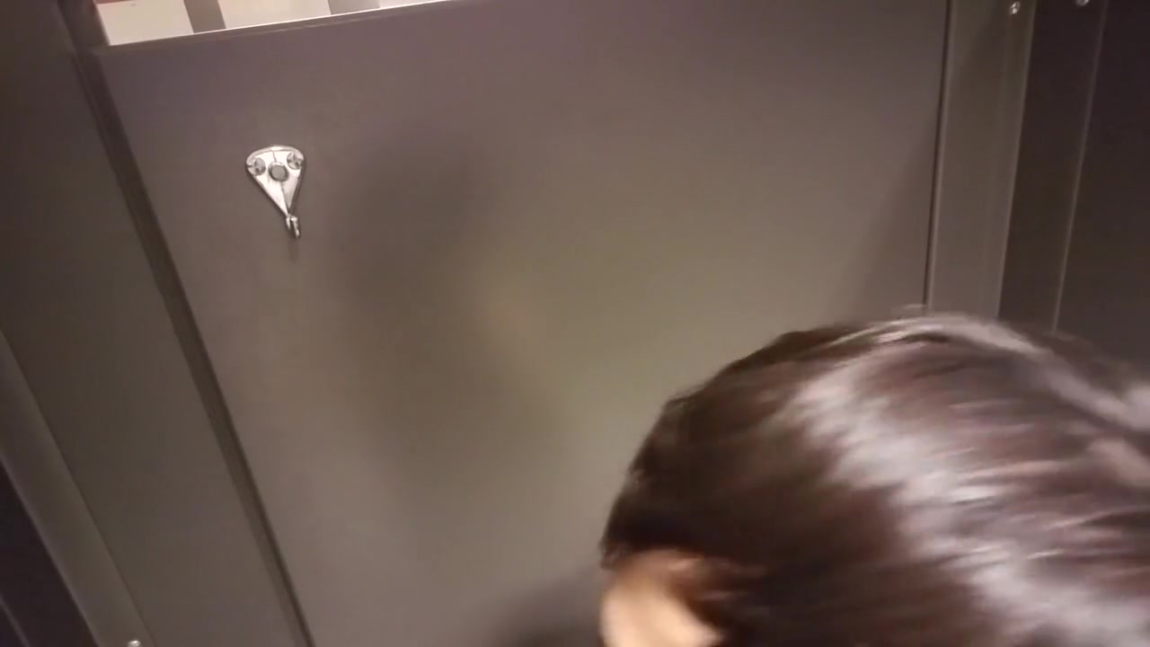 Exhibitionist Jacks Off At Busy Airport Bathroom With Door Open And
