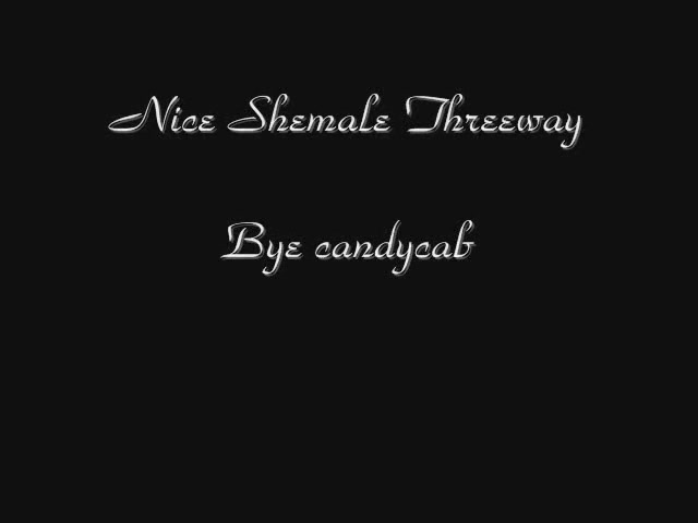 Two shemales get facial after threesome