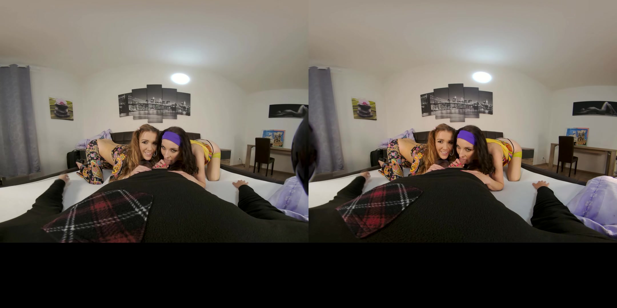 Alexis Crystal and Victoria Daniels: Two Groovy Gals - POVcentralVR