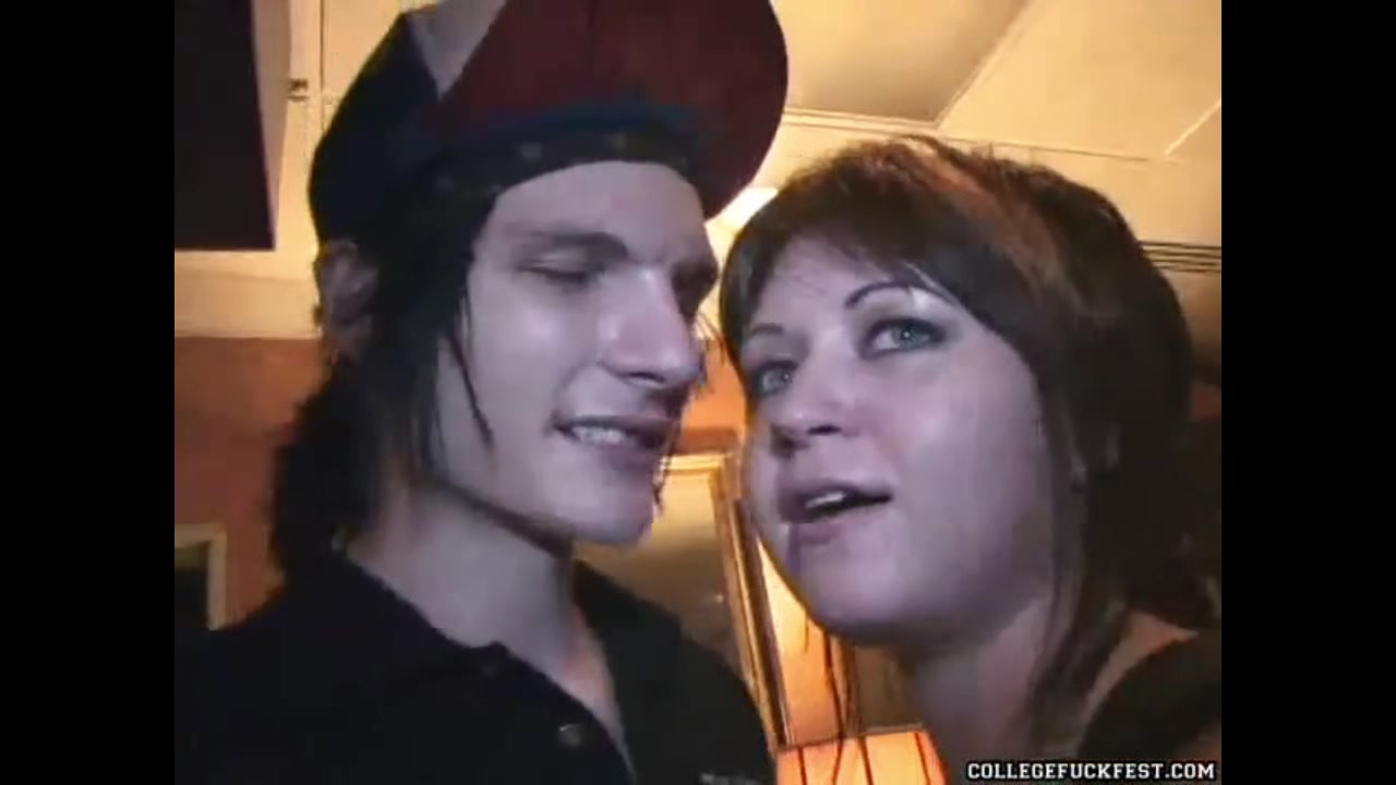 College Emo Blowjob and Fucked hard