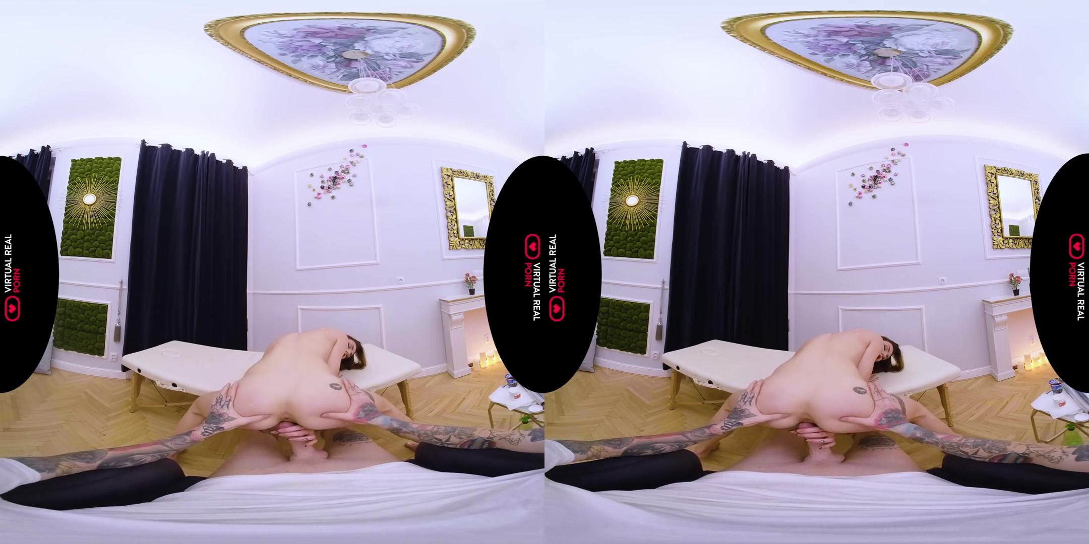 Fresh Tattoo - Petite and Sexy Brunette Gets More than she Bargained For