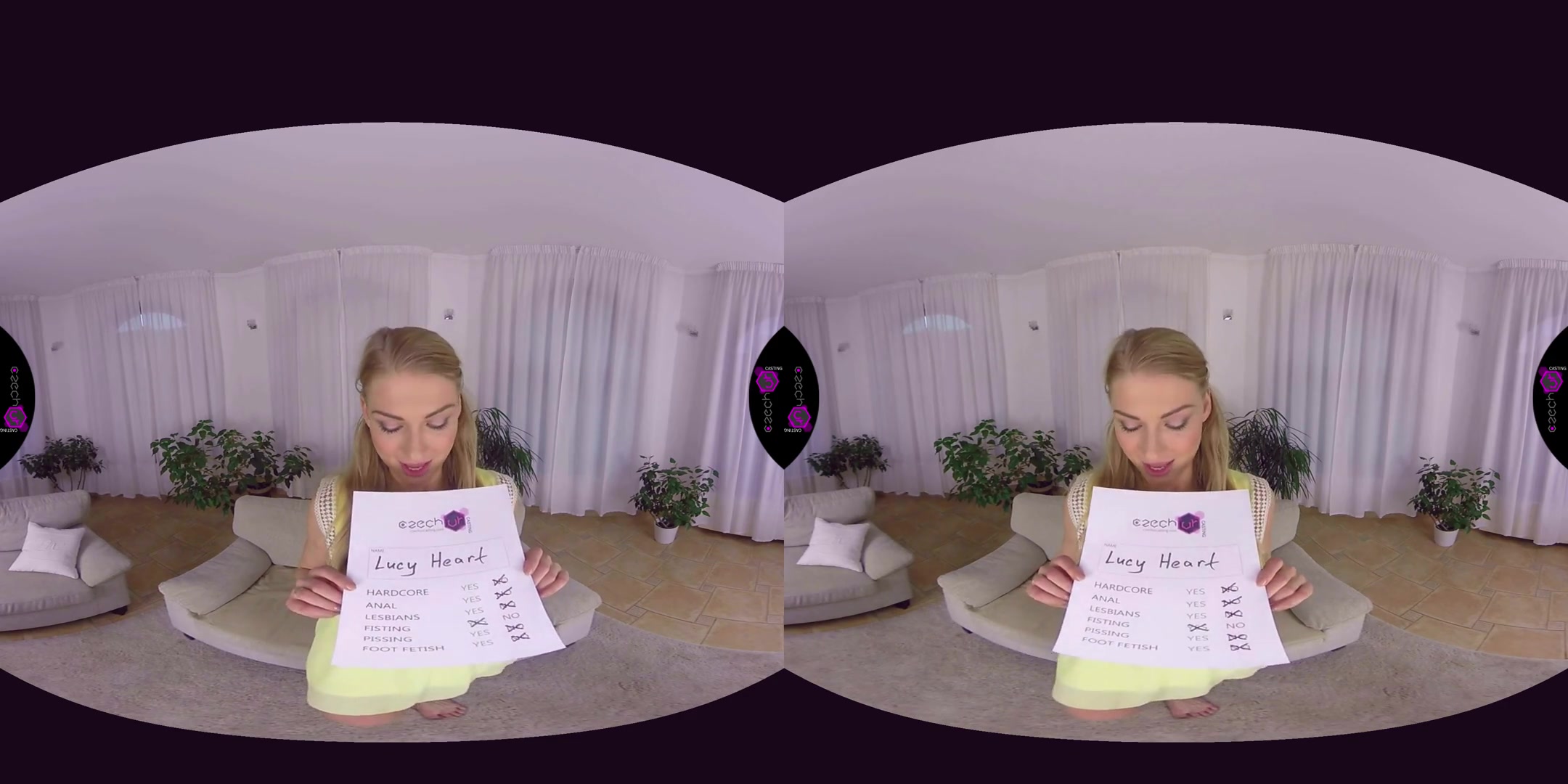 Lucy Heart in Lucy Heart Casting - CzechVRCasting