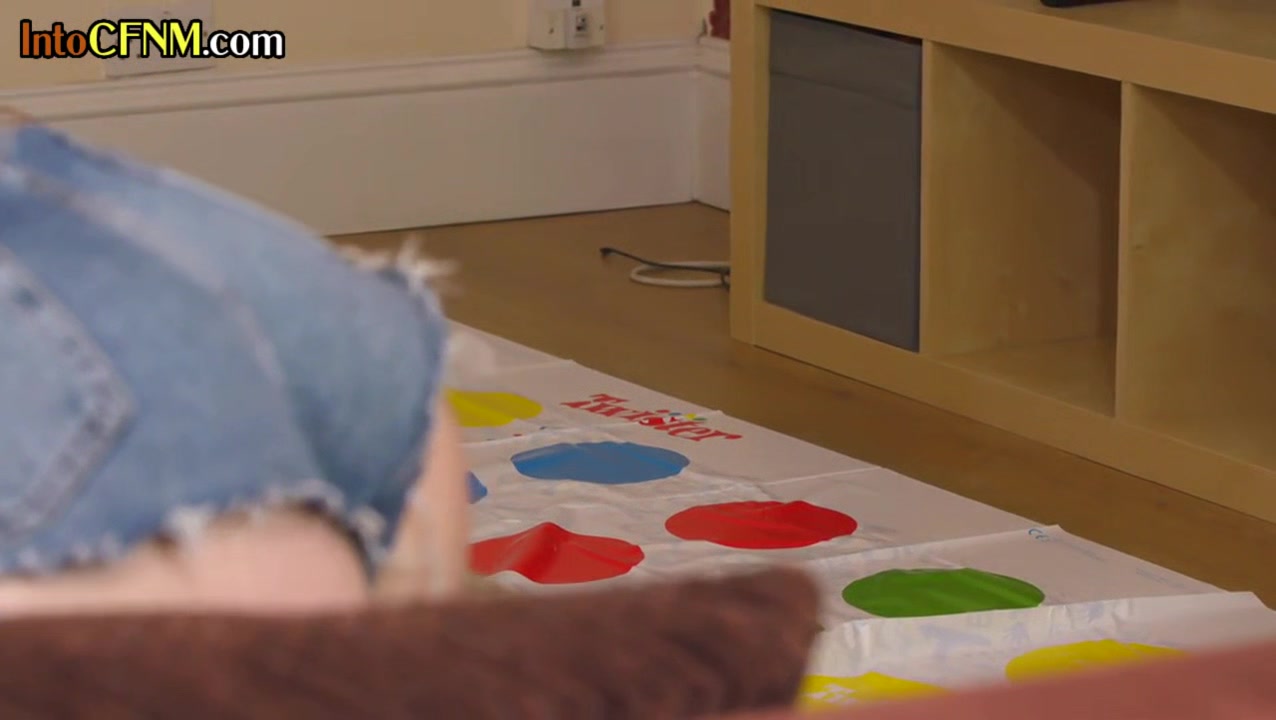CFNM IR group BBC deepthroating by babes after twister game