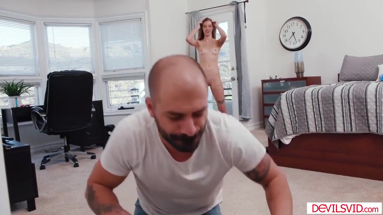 A Guy Licking Then Fucks teen 18+ Babysitter - Haley Reed
