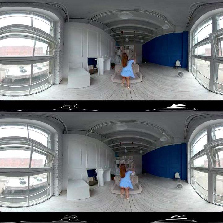 VR porn - Red Hair, Blue Dress 360º - StasyQVR