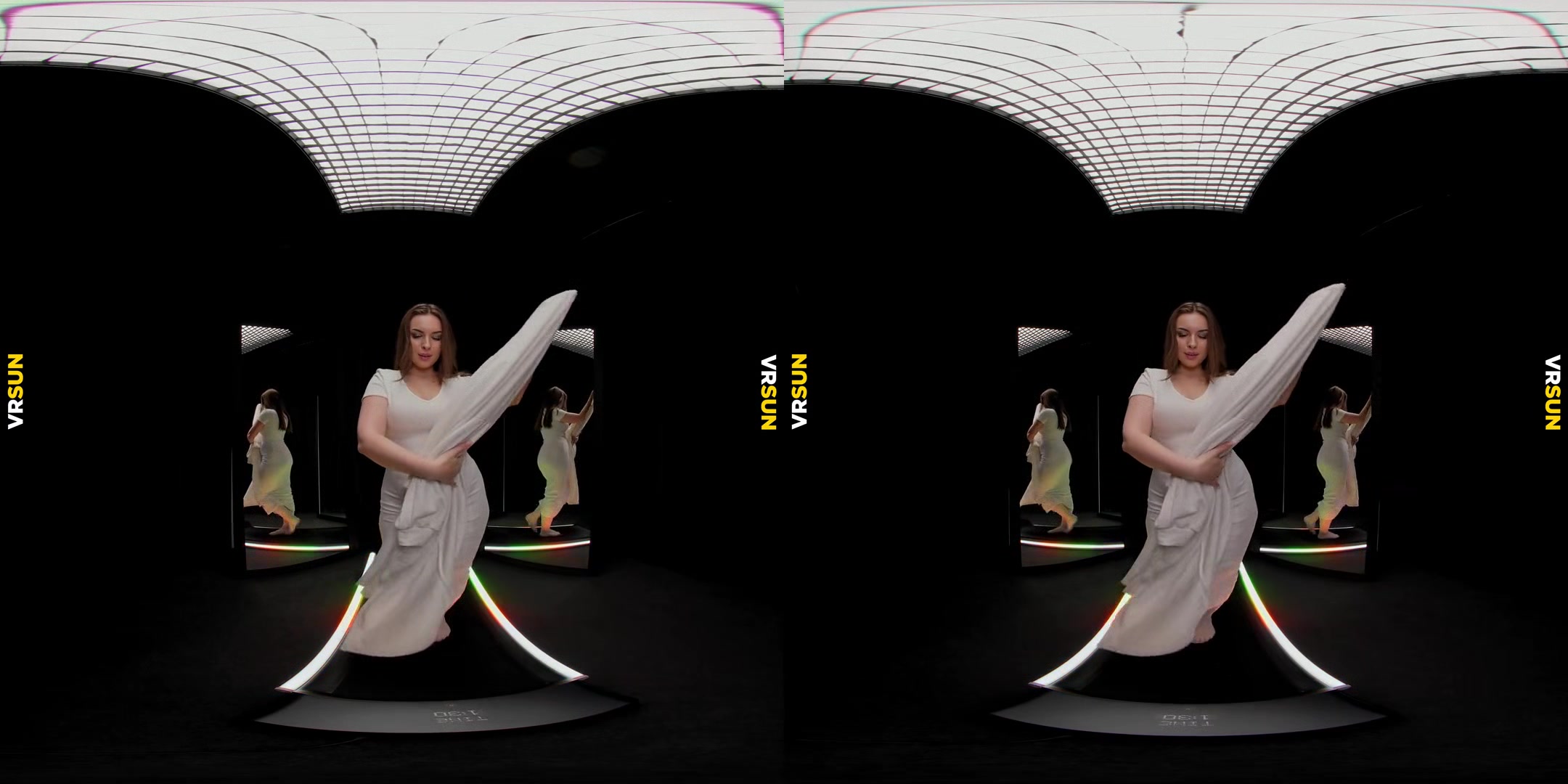 Olena's Treadmill Adventures With Slowmo