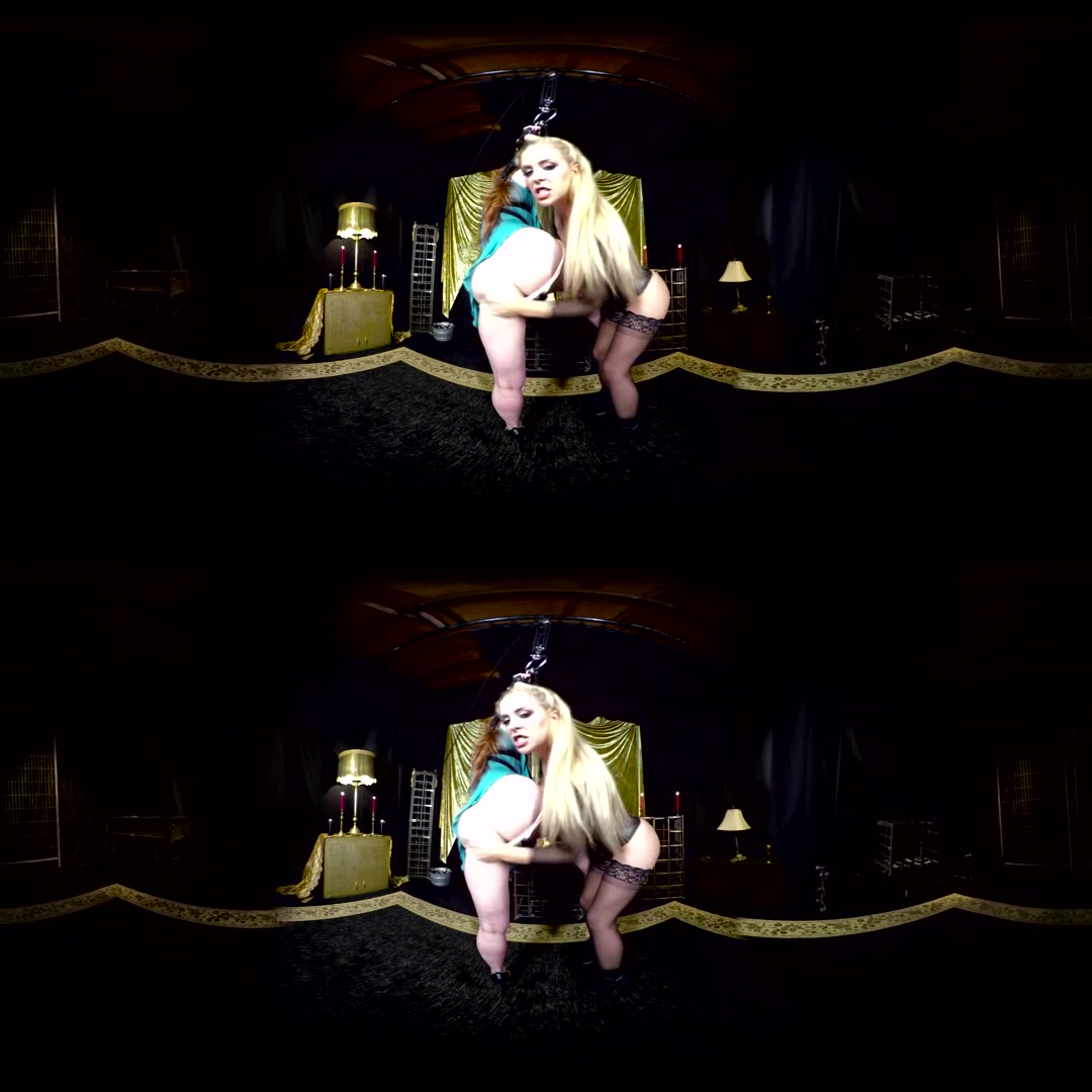 Bella Rossi Tied Up In Lezdom Dungeon