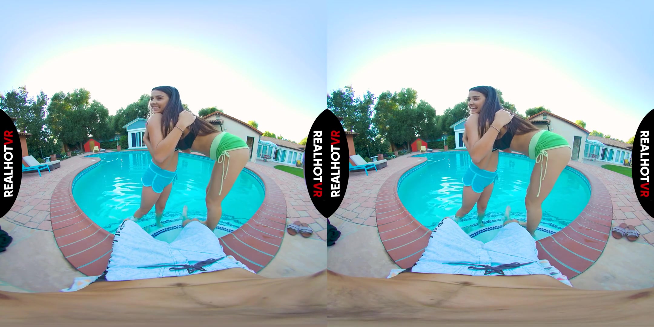 My Boyfriend Fucks Me & My Stepsister Joins In - Taboo teen 18+ MFF Threesome POV VR