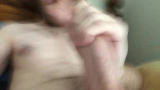 Big cock gets jerked