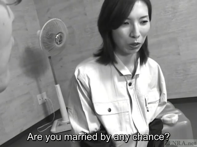 Subtitled mature Japanese woman blue collar sex boss