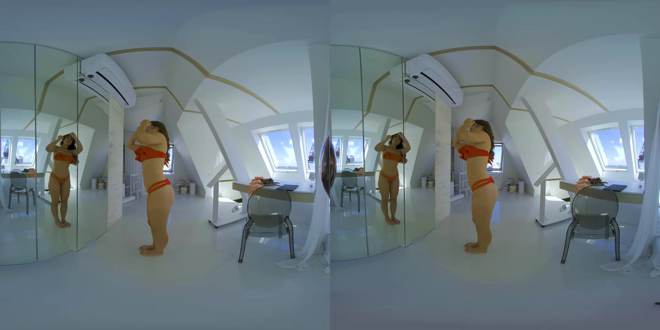 Olena's Striptease In The White Clouds - Vrsun