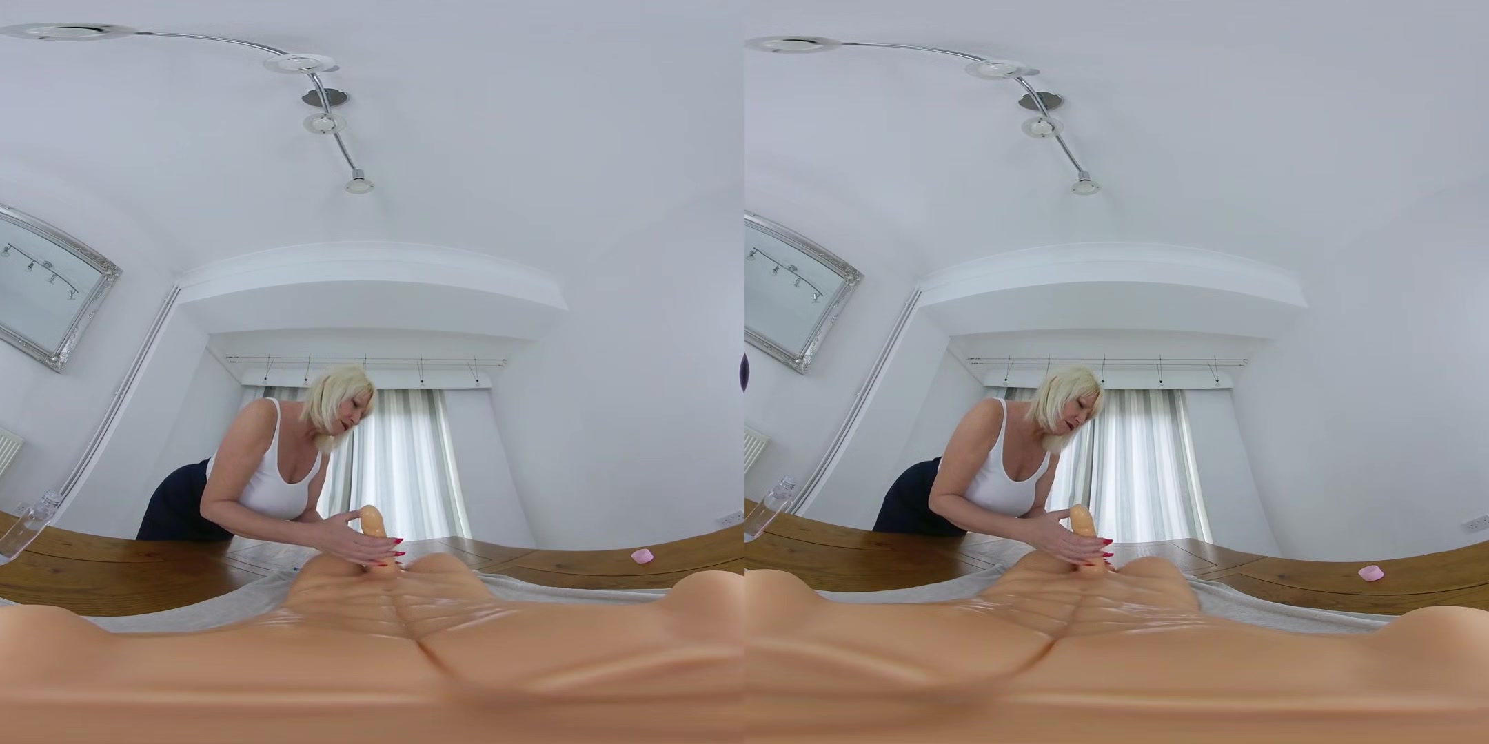 Milf Amy, Oily Massage - Busty British MILF Fucks Tommy Torso