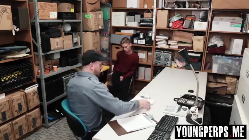 Security Officer Arrested A Young Thief In The Store