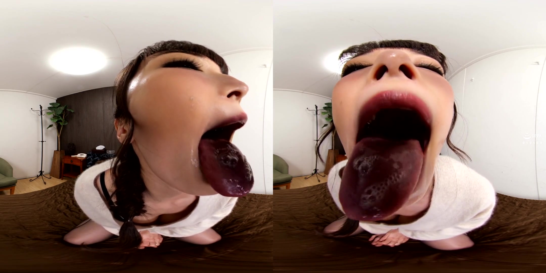 Drooling Wife A Nasty World Rich with Saliva and Pheromones; JAV Idol Sloppy Sex