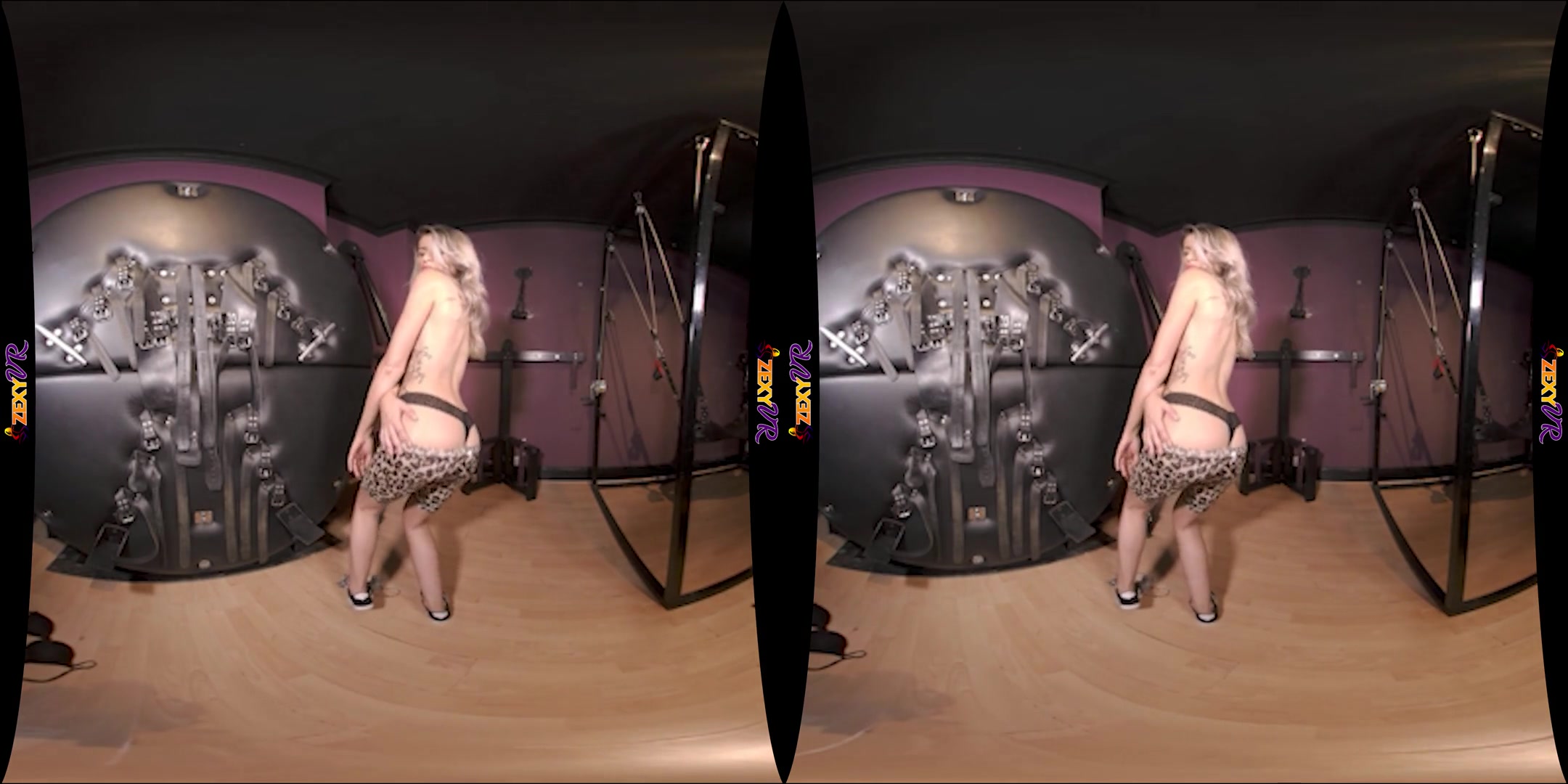 Dungeon Deviant - Cute Blonde Stripping - SexLikeReal