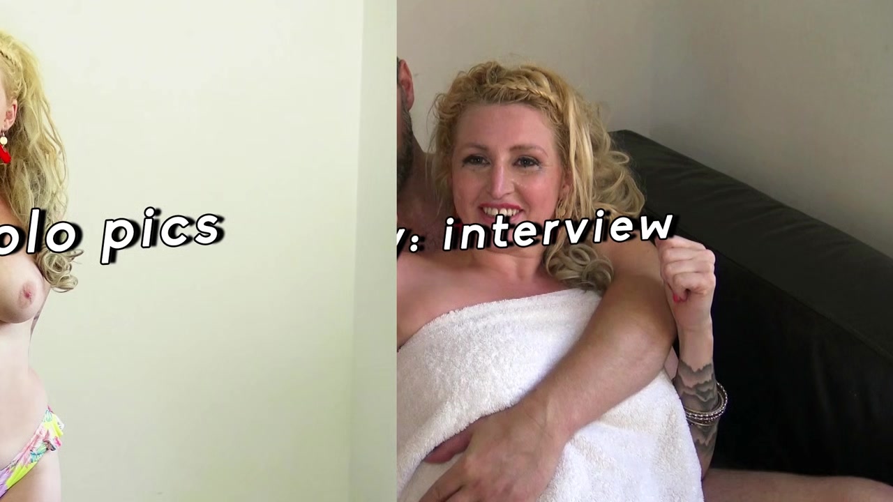 Blonde UK sub smashed by rough cock and cured with cum