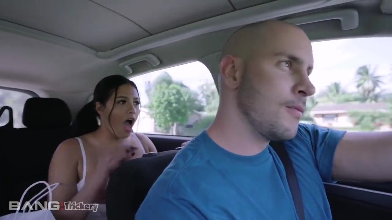Serena Santos And Taxi Driver - Tricks Busty Latina Teen 18+ Into