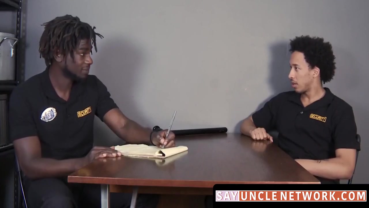 Tommy Bluezz, Devin Trez And Gay Porn In Sayunclenetwork - Muscle Security Officer Bareback Drills Gay Guy After A Hot Bj 9 Min