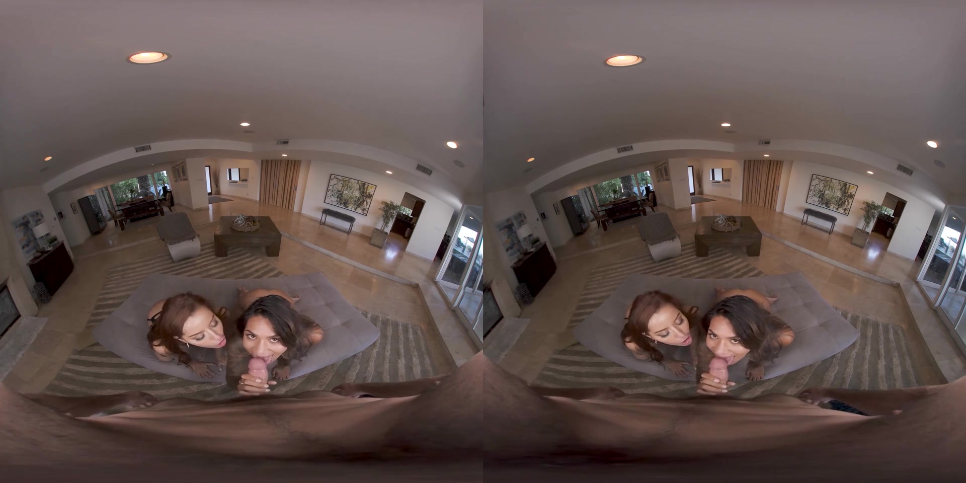 Bella Rolland & Lulu Chu & Anissa Kate in The Best Cumshot Compilation VR Porn Video - VRBangers