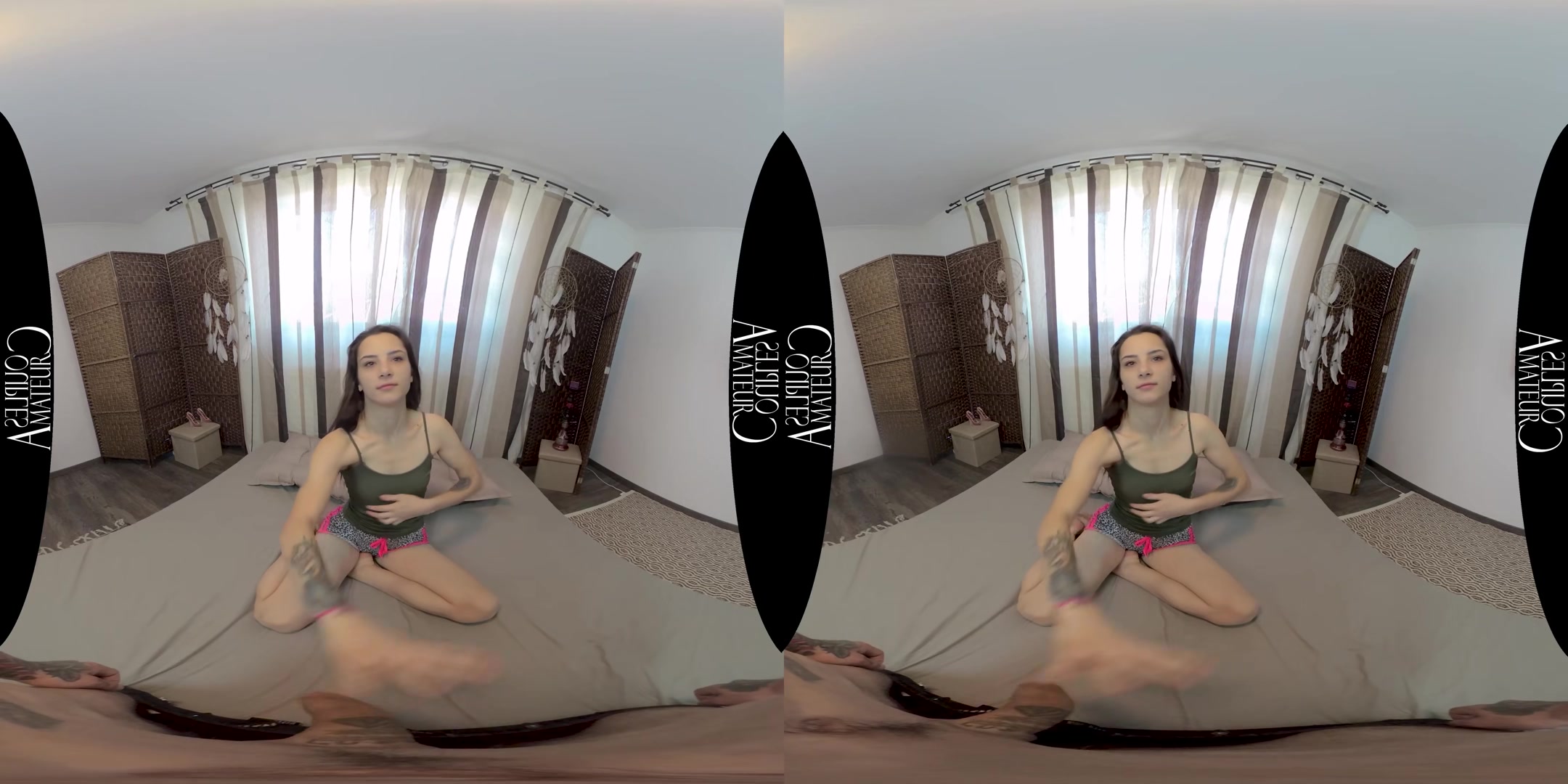 Skinny teen 18+ Tries Anal And Finishes With A Creampie - AmateurCouplesVR