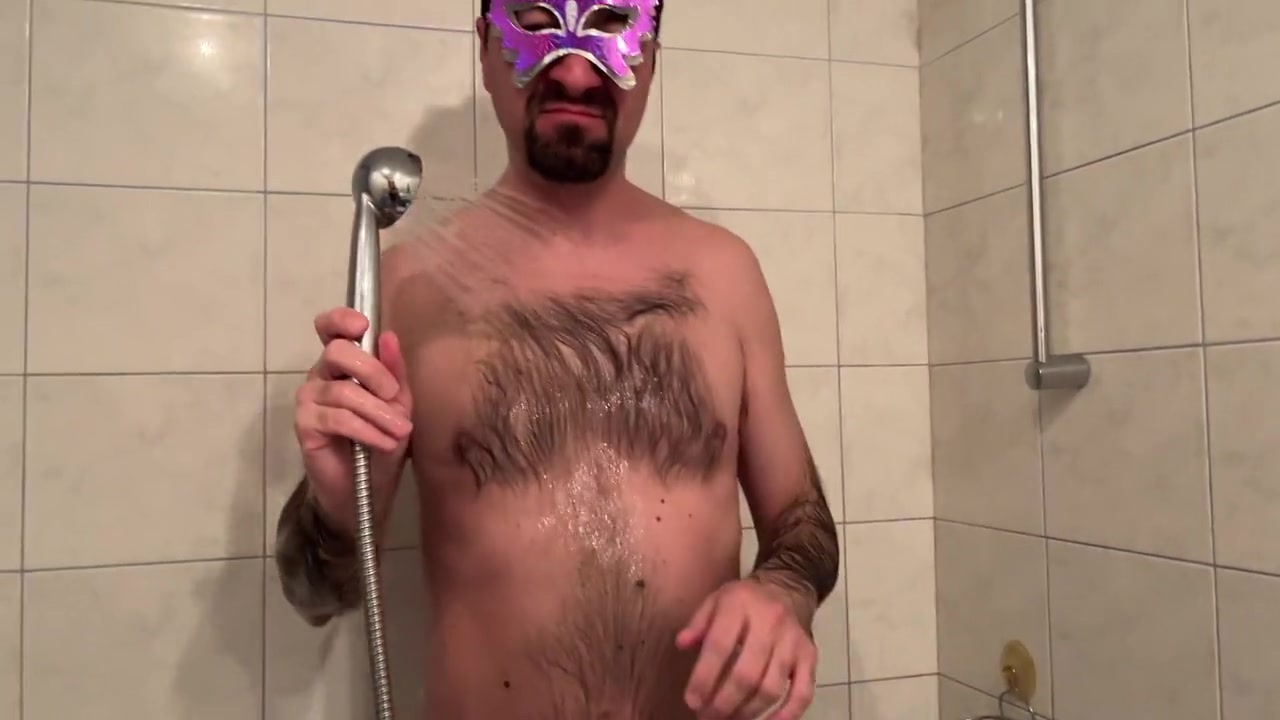 Earl Bathes And Soaps Himself In The Bathtub In The Hotel Bathroom