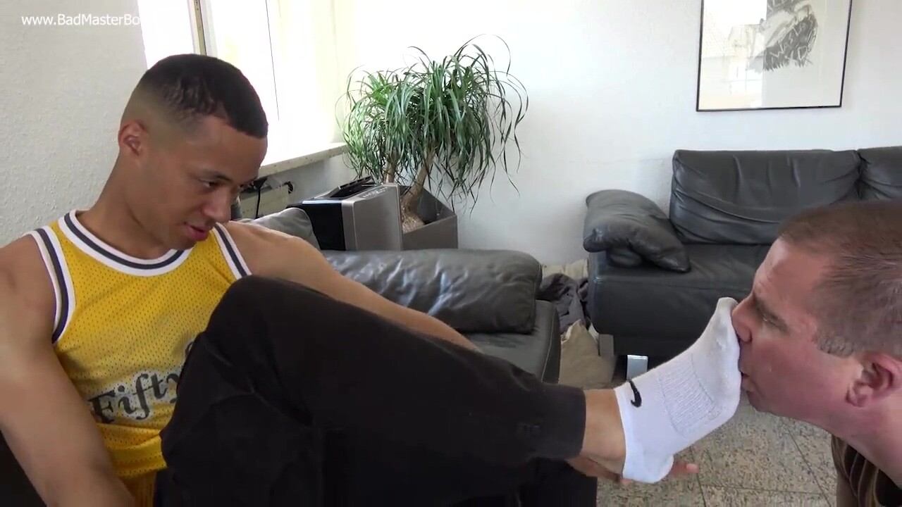 Master kelvin feets licking socks