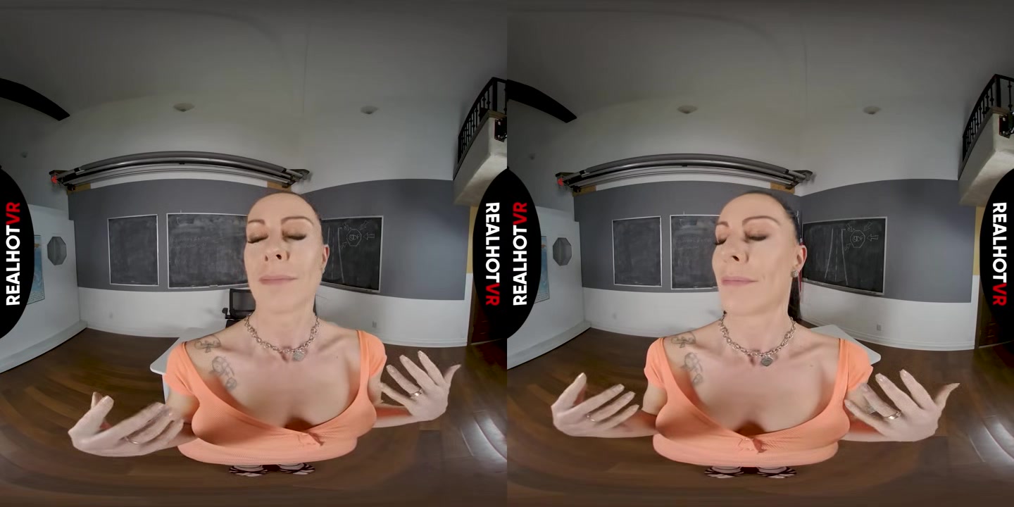 Dominating Big Tits High School Teacher Fucks Student To Keep A Secret - RealHotVR