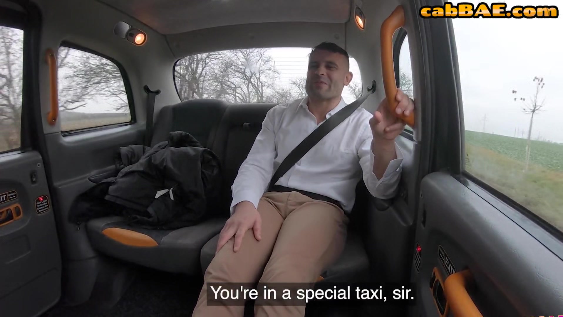 Cockhungry taxi driver got pussypounded