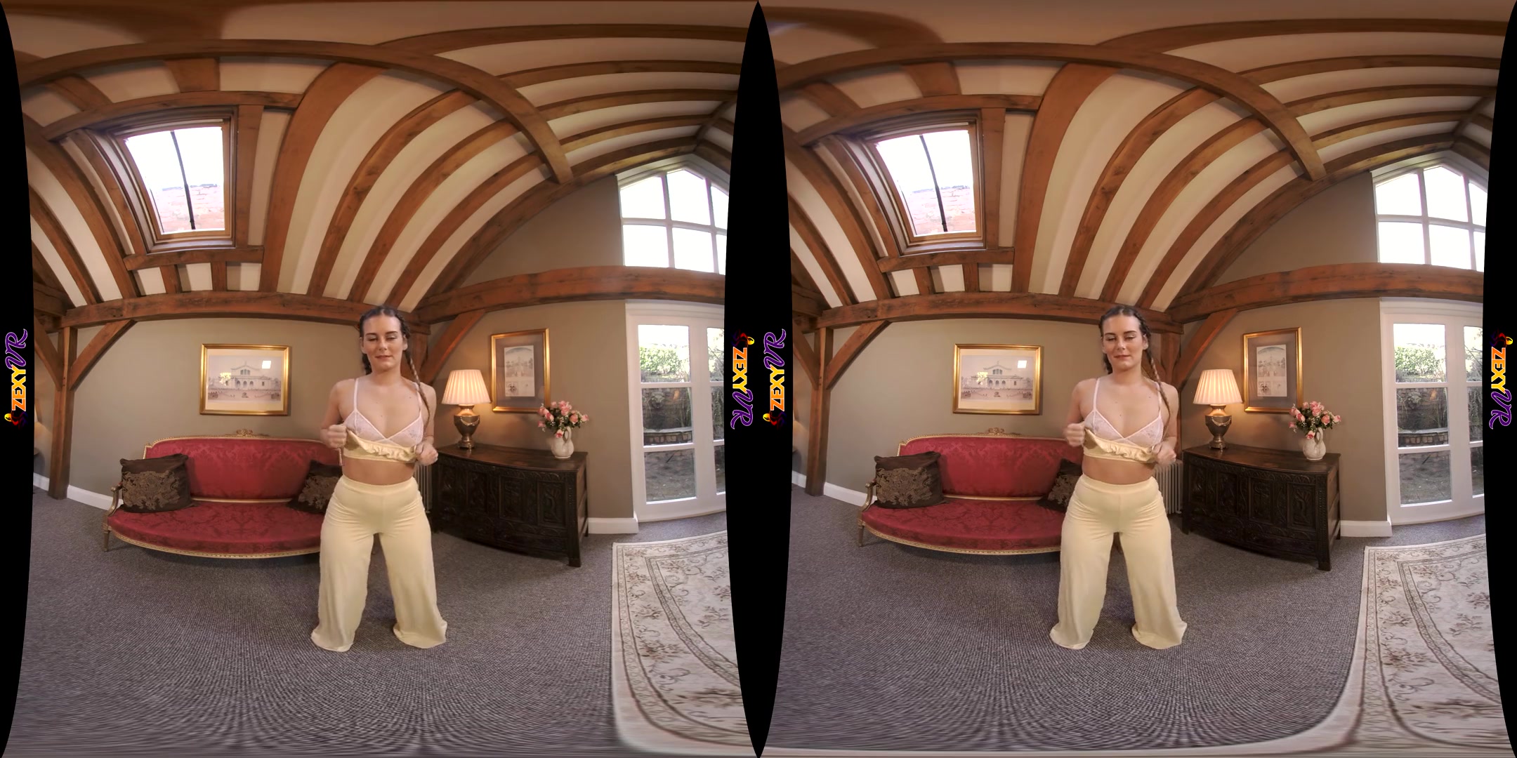 Sleepy Strip - Solo Babe Striptease in VR - SexLikeReal