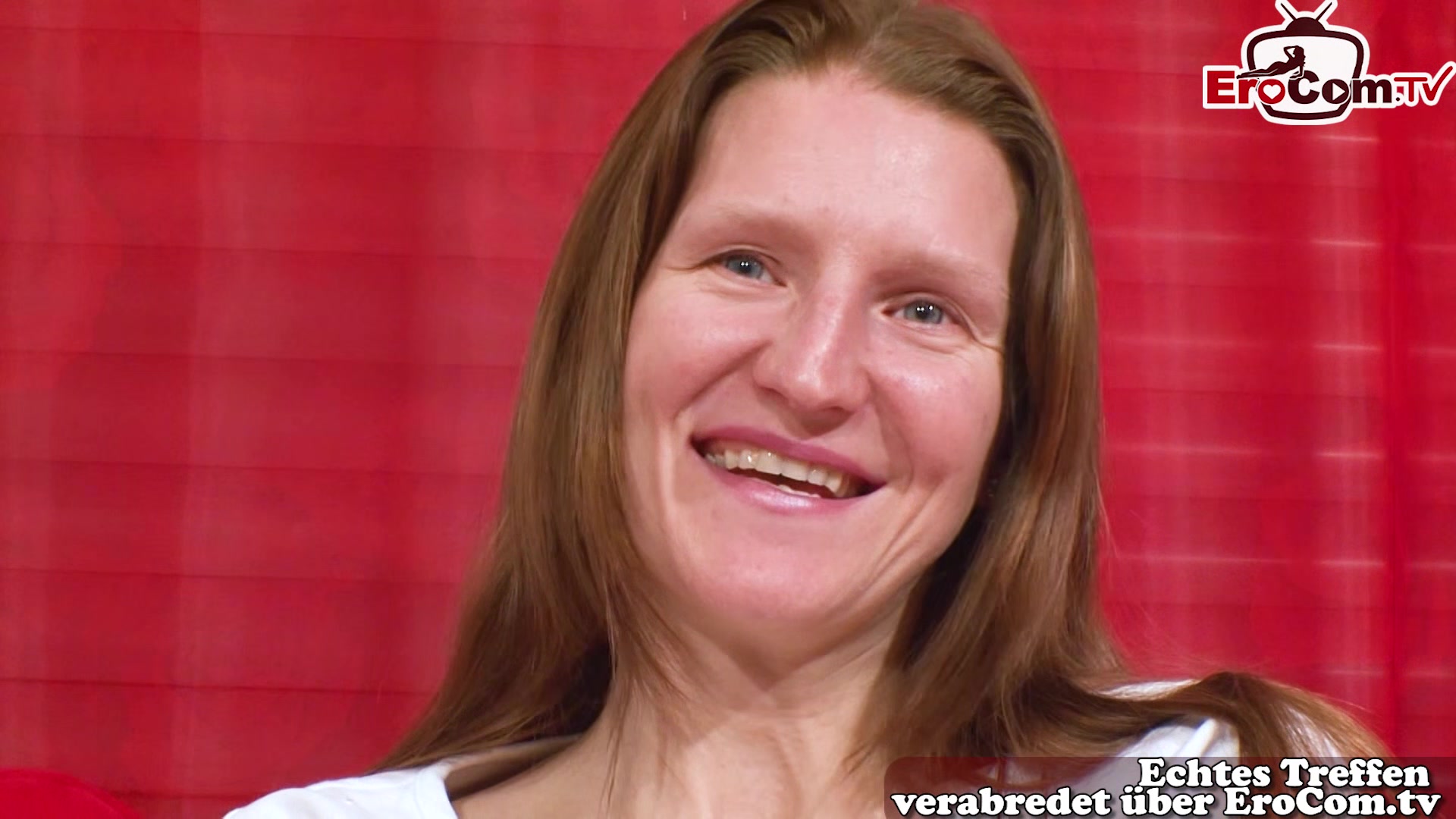German ugly girl next door pickup on street for amateur casting