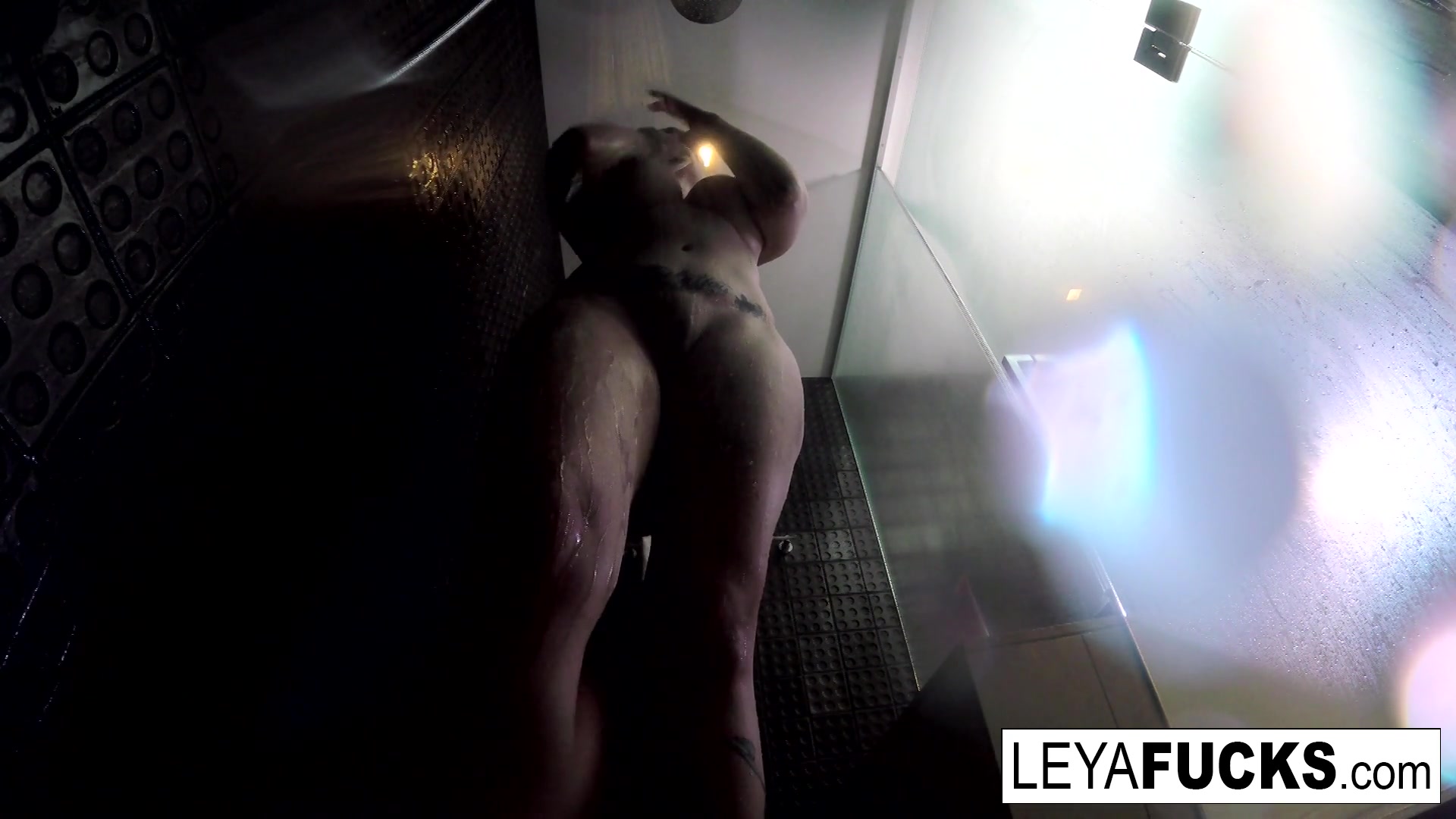 Leya Falcon in After A Dirty Fuck Session Leya Falcon Washes The Filth Off - LeyaFalcon