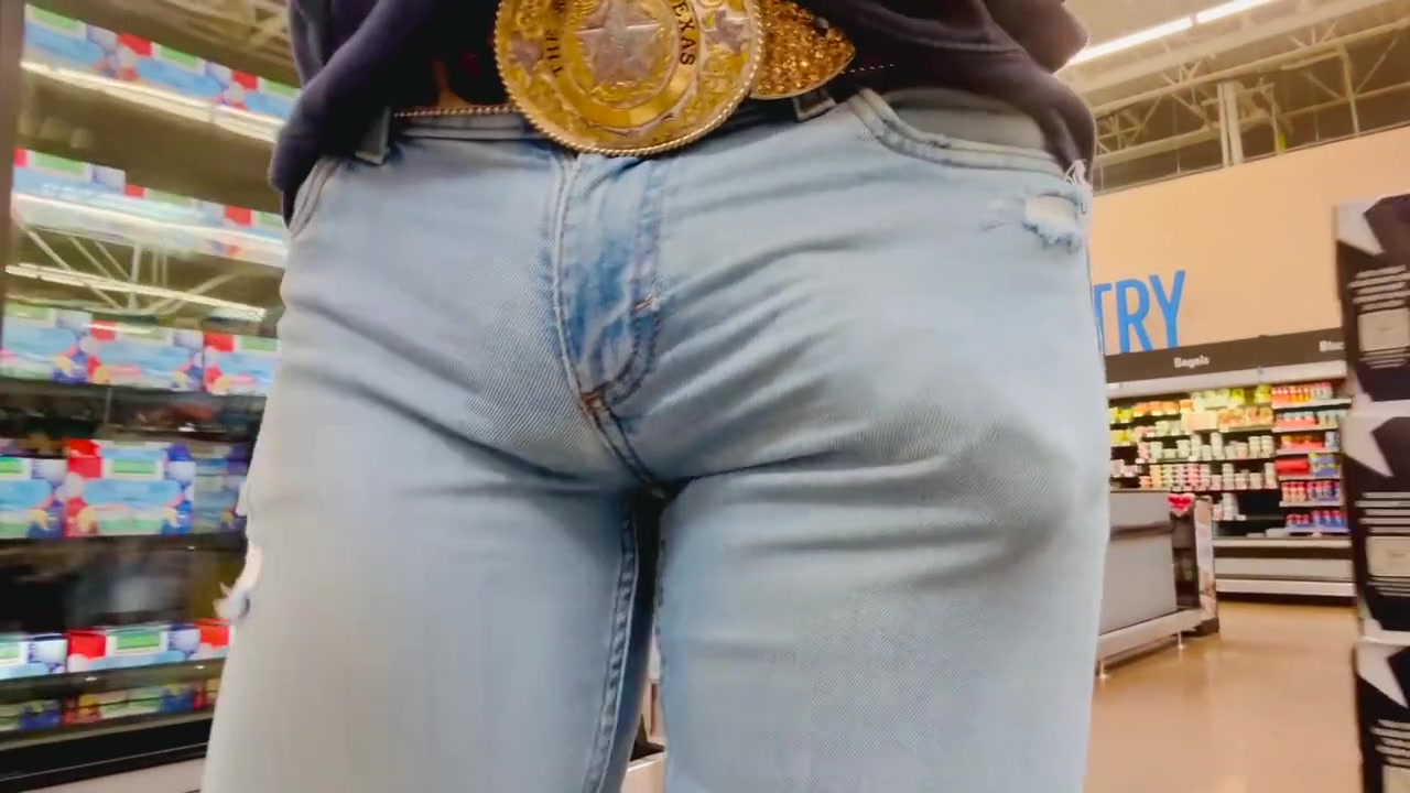 Danny D - Cocks In The Wild - Big Cock Cowboy Walking The Aisles In Skin Tight Jeans - Public Exhibitionist Pov