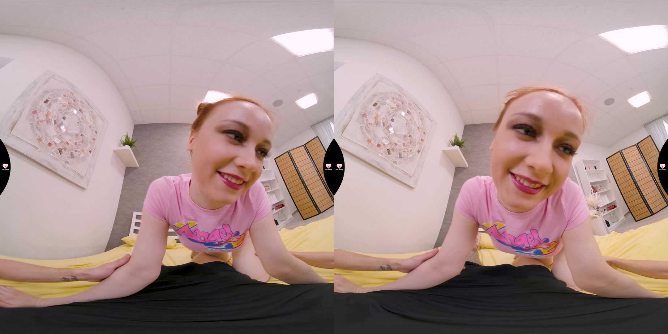 Your Sexy Redhead Angel In Pink Needs To Be Creampied - LustReality