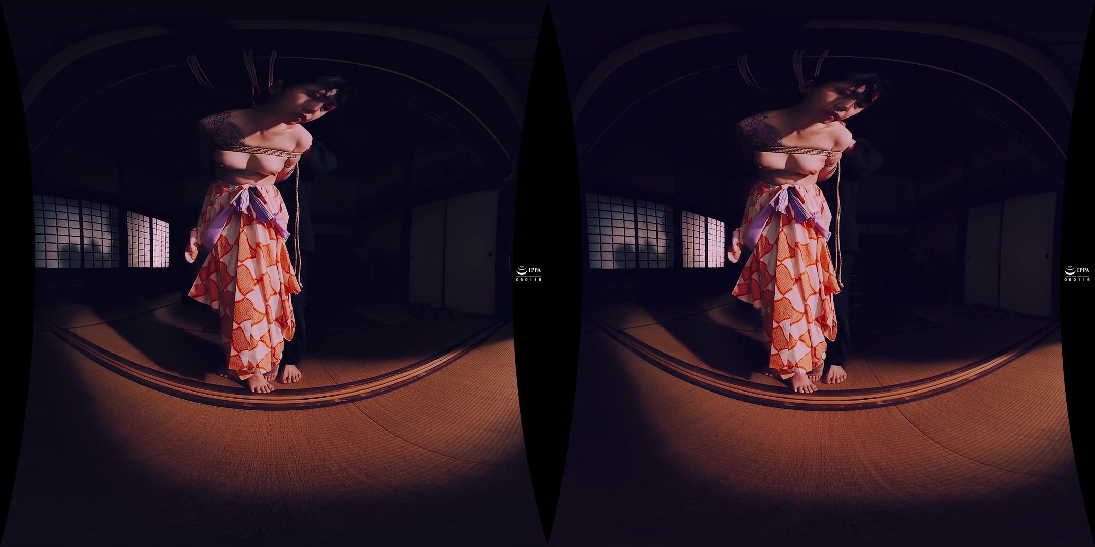 Bondage VR: Twisted Upside Down from Both Legs - JAV BDSM Shibari 3D