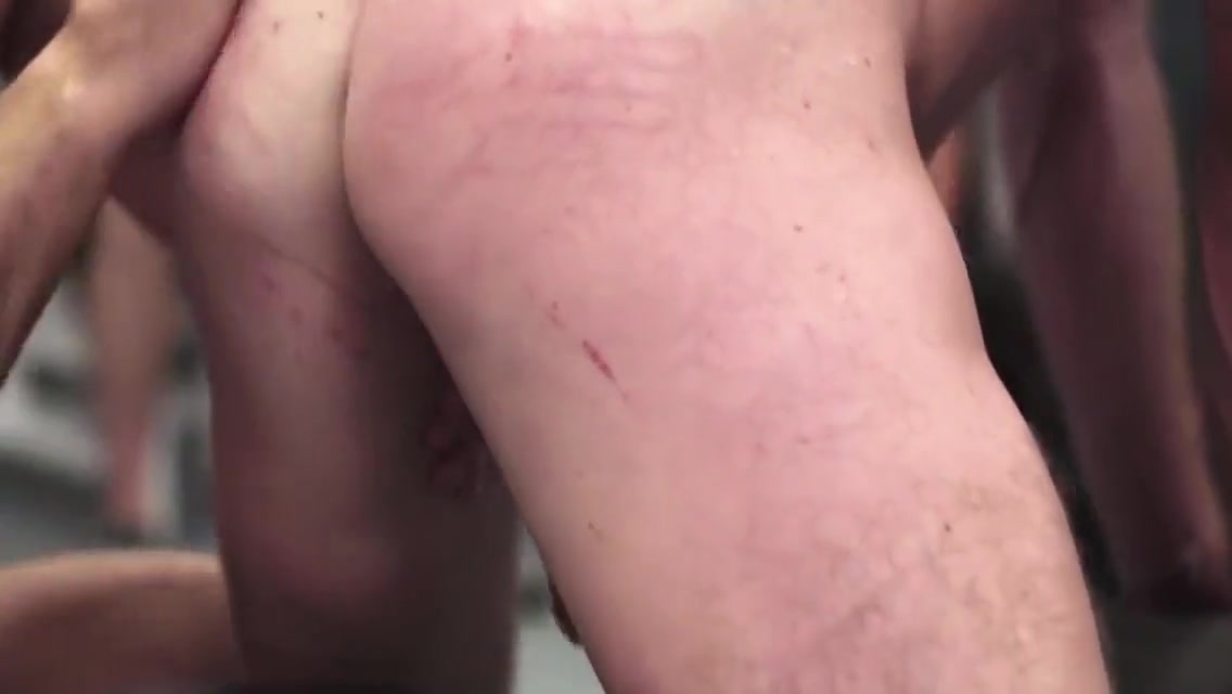 Gay Porn - Gym Bottom Barebacked In Front Of Full Gym By Tattooed Top 7 Min