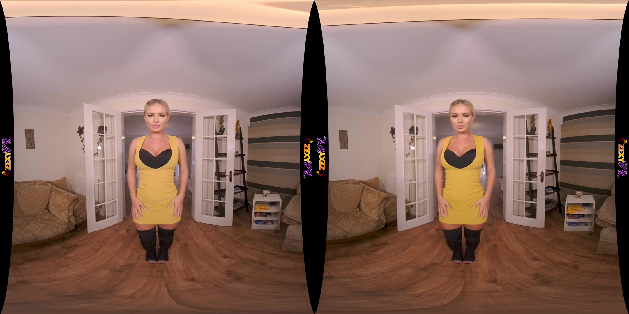 After Work Fun - Big Tits Babe Sexy Striptease HD VR