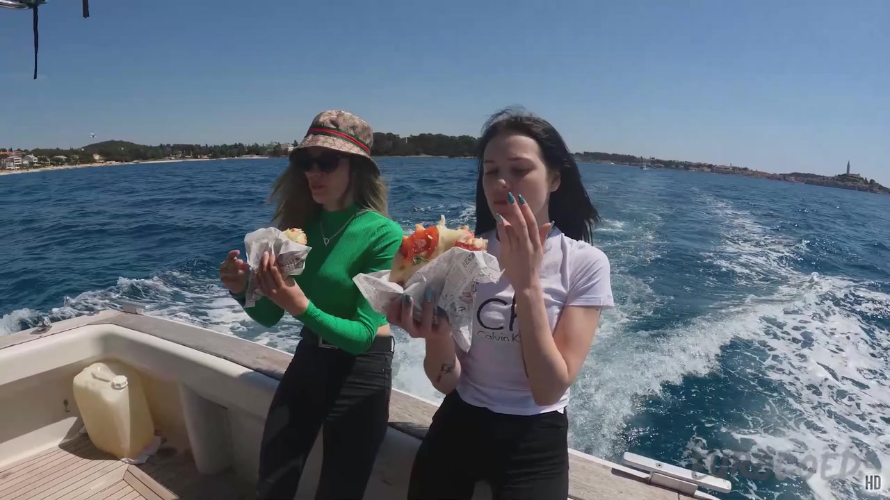 Matty And Josie Sunbathing Nude On A Yacht While On Vacation