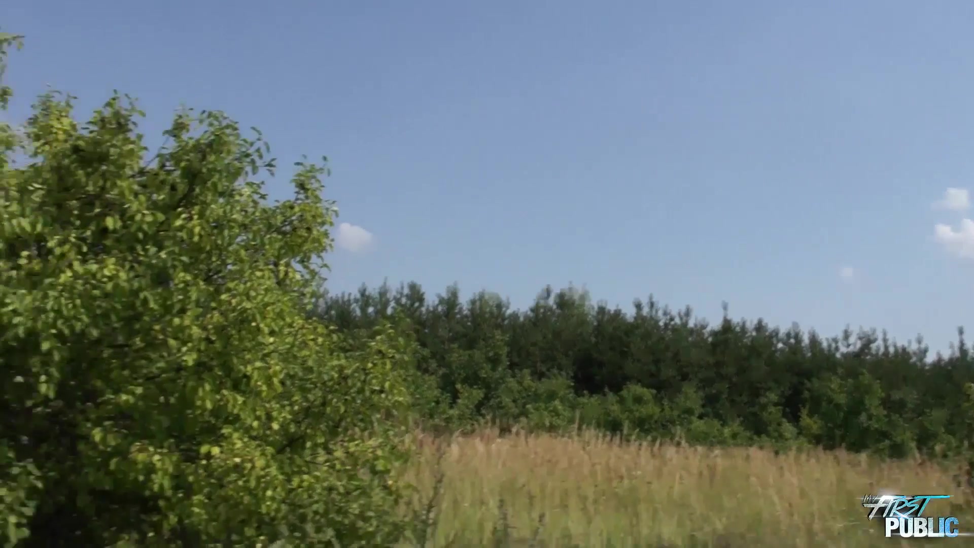 Big boobed amateur gets a titty cumshot outside - MyFirstPublic