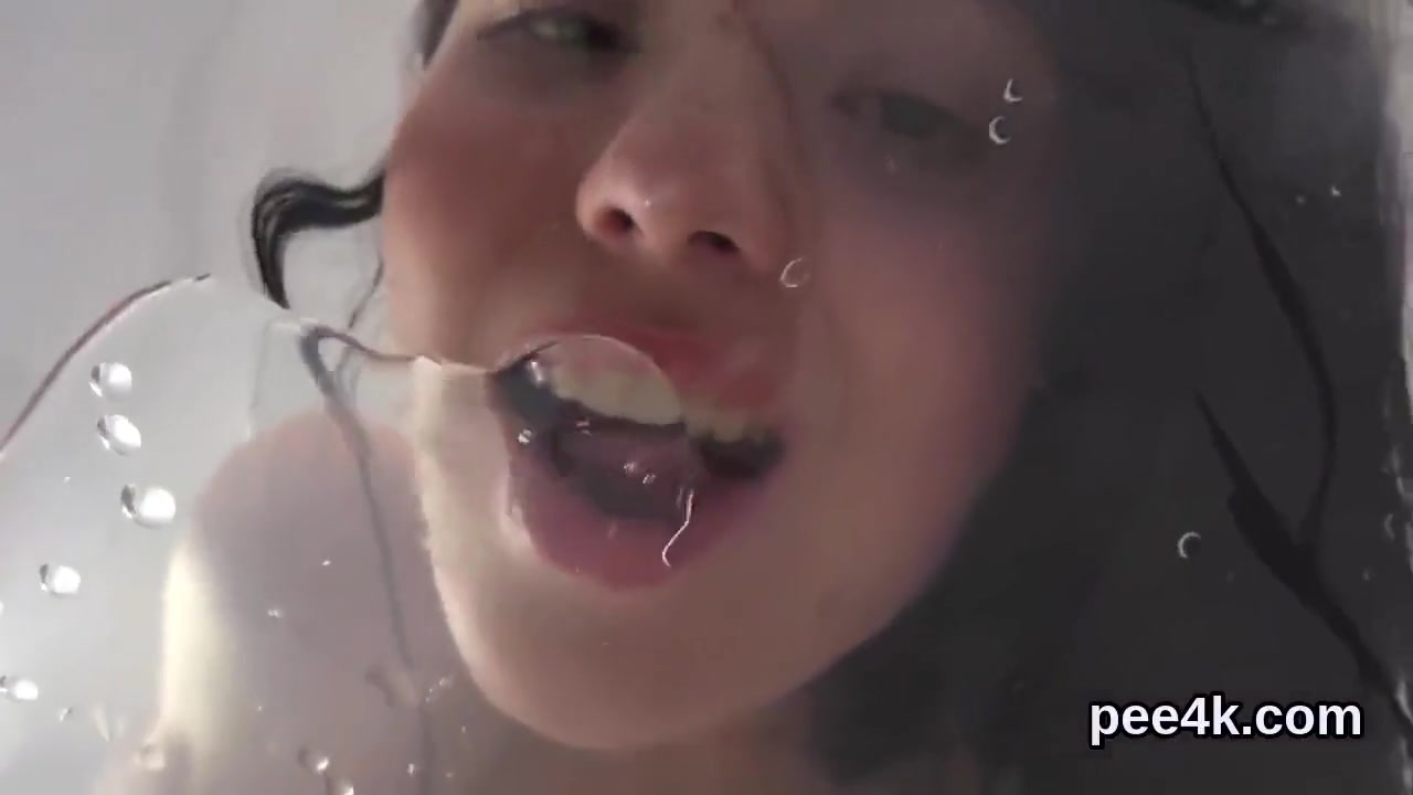 Adorable Teenie Is Pissing And Fingering Shaved Snatch