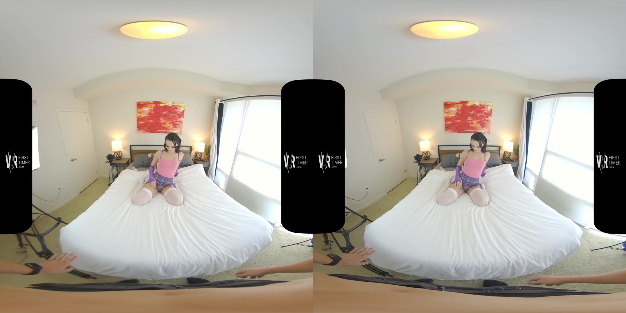 Alice Pink First VR Shoot