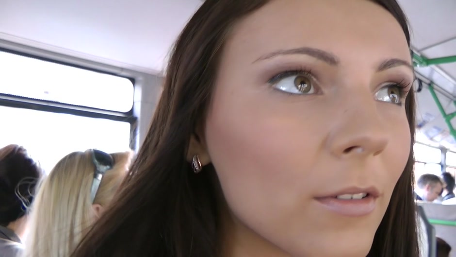 Nasty bitch sucks cock in a public restroom