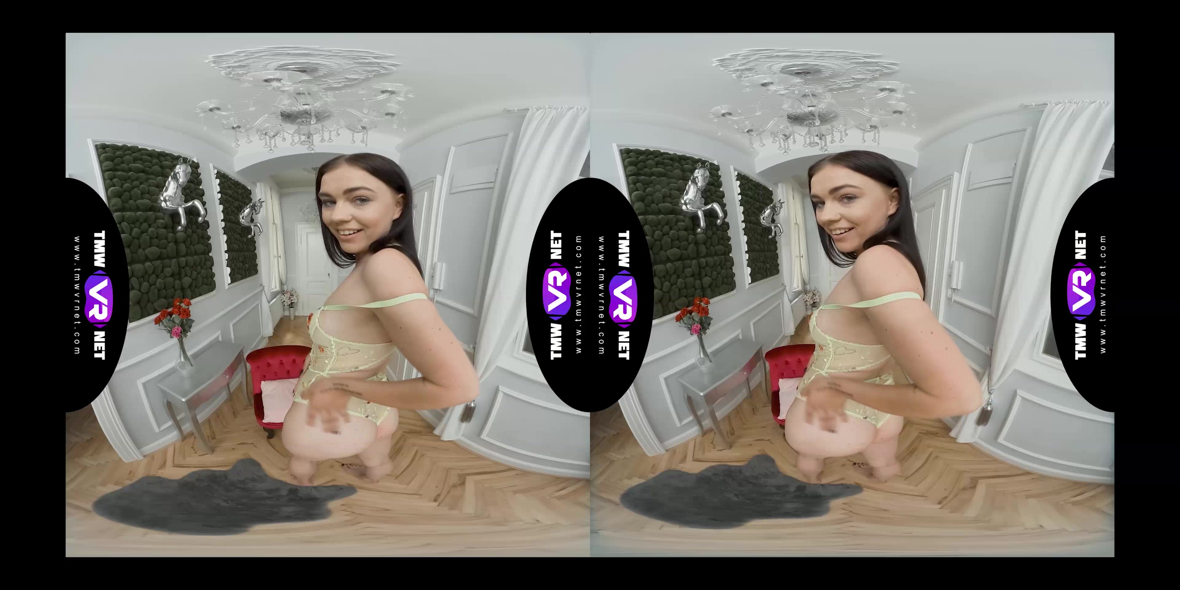 Sweetie orgasms in a new bodysuit