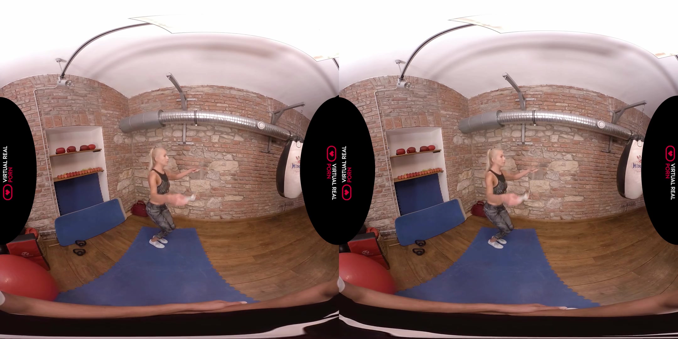 Angelika Grays in Alone In The Gym - VirtualRealPorn