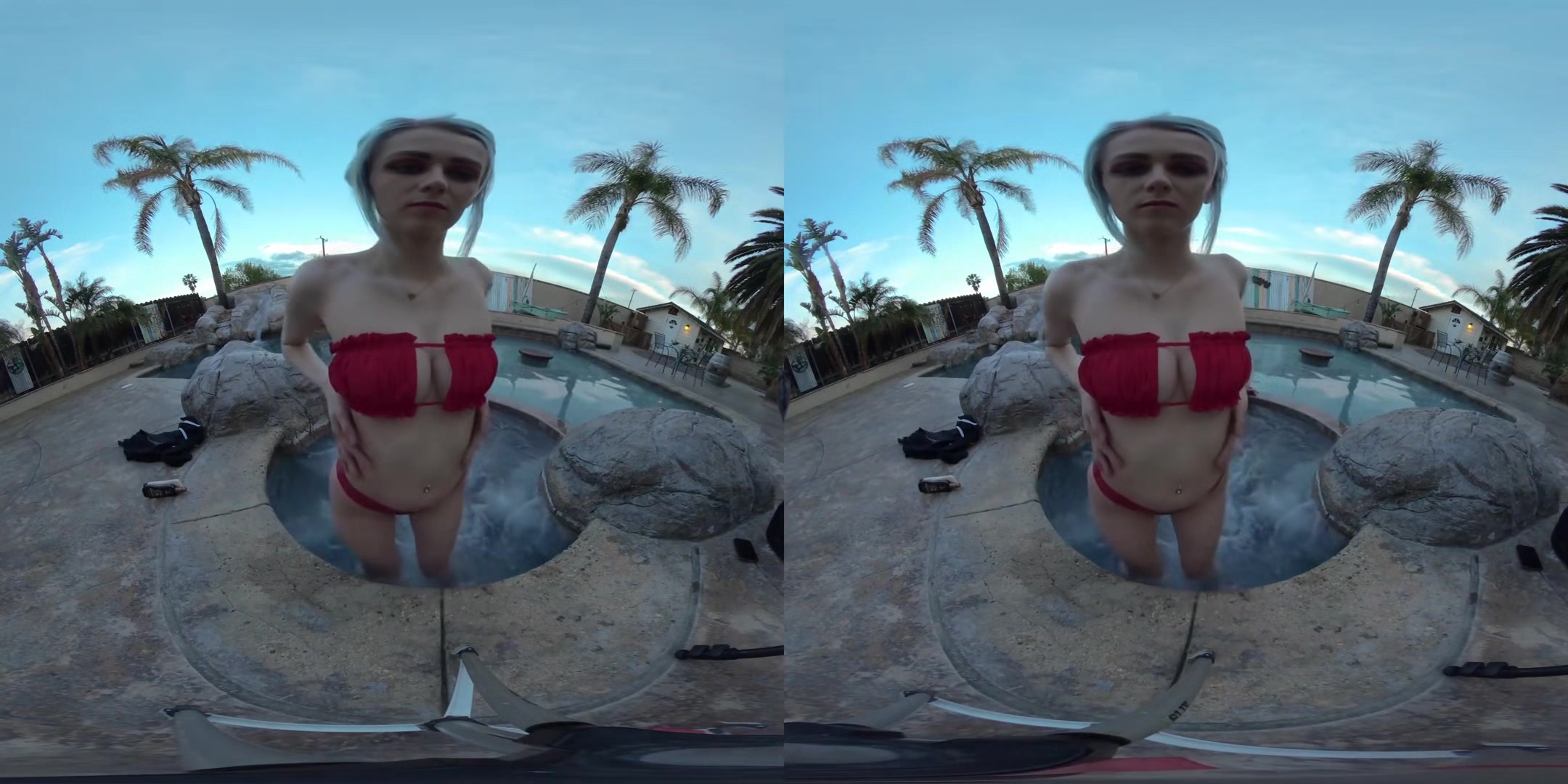 Hot Tub Voyeur - Emily Bloom and Amateur Babes Teasing in the Tub