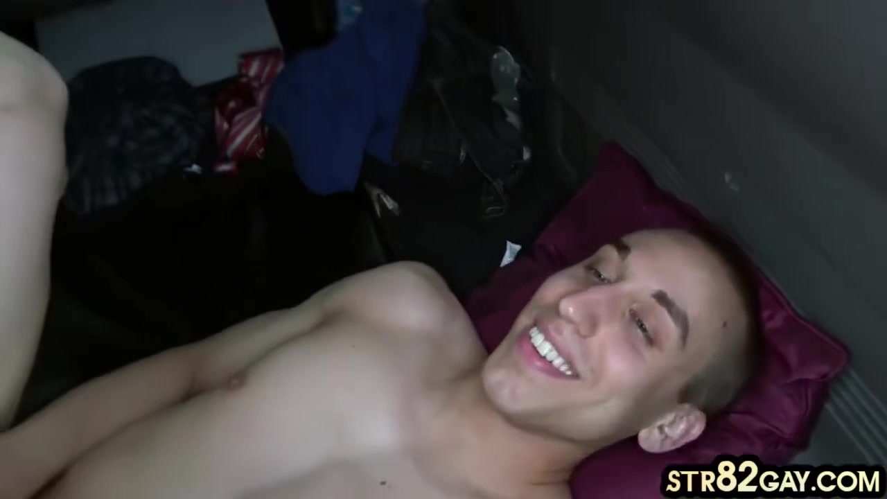 Tricked Blindfolded Stud Fucks Gay In Van Till Cumshot