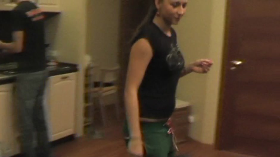 Eva Cats in homemade porn showing a chick licking a big dick