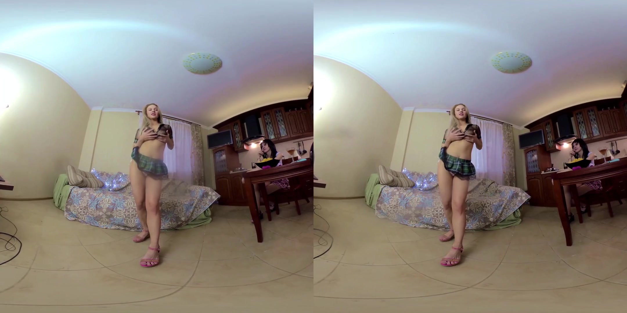 MilaDuval Luisa In The Kitchen - teen 18+ Lesbian 3D Porn